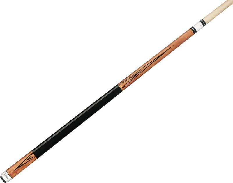 Players C-802 Classic Natural Birds-Eye Maple with Black Outline Points Cue, 21-Ounce - Image 2